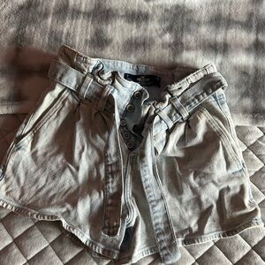 Hollister Women's Light Blue Denim Shorts